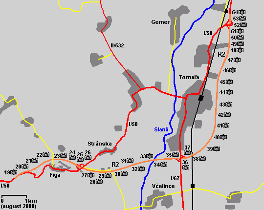Figa-Tornala - map