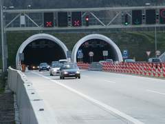 Western portal of the tunnel, April 2009